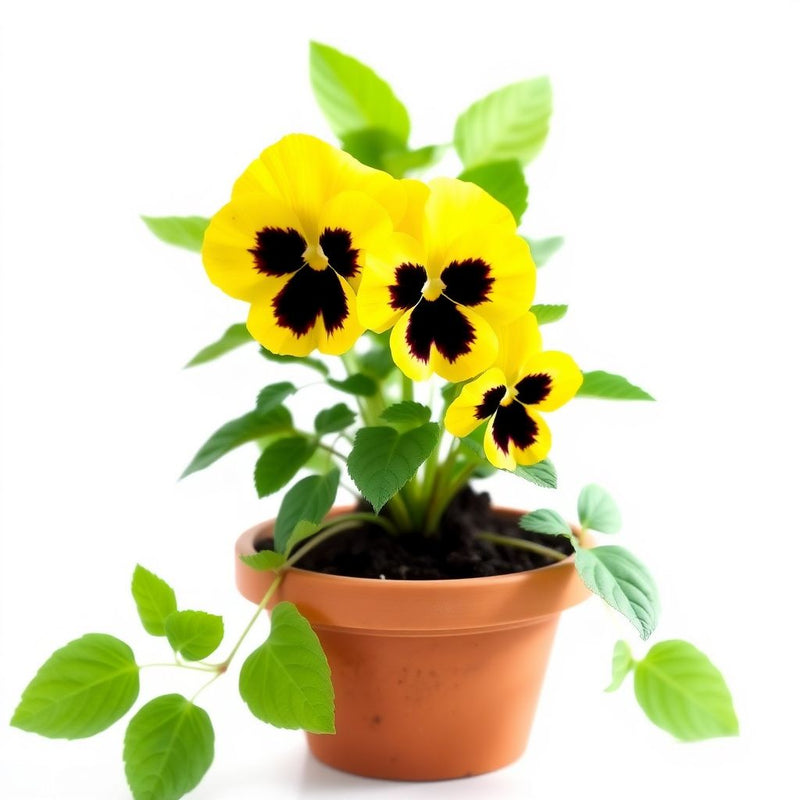 Yellow Pansy Flower seeds for Planting - Perfect for Borders, Heirloom & GMO Free Seeds for Home Garden