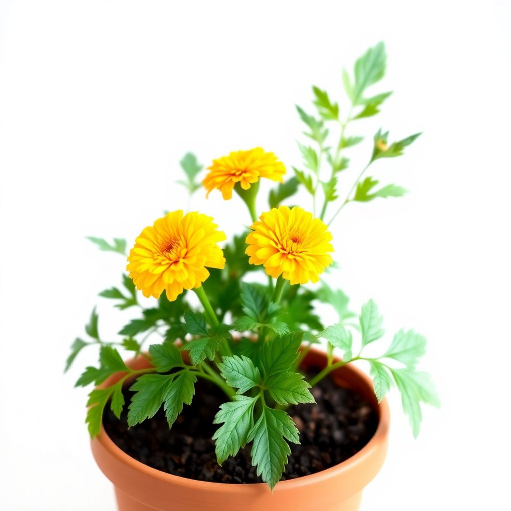 Yellow Lemmon Marigold Flower seeds for Planting Hardy Variety Heirloom & GMO Free Seeds for Home Garden 
 
 Sale