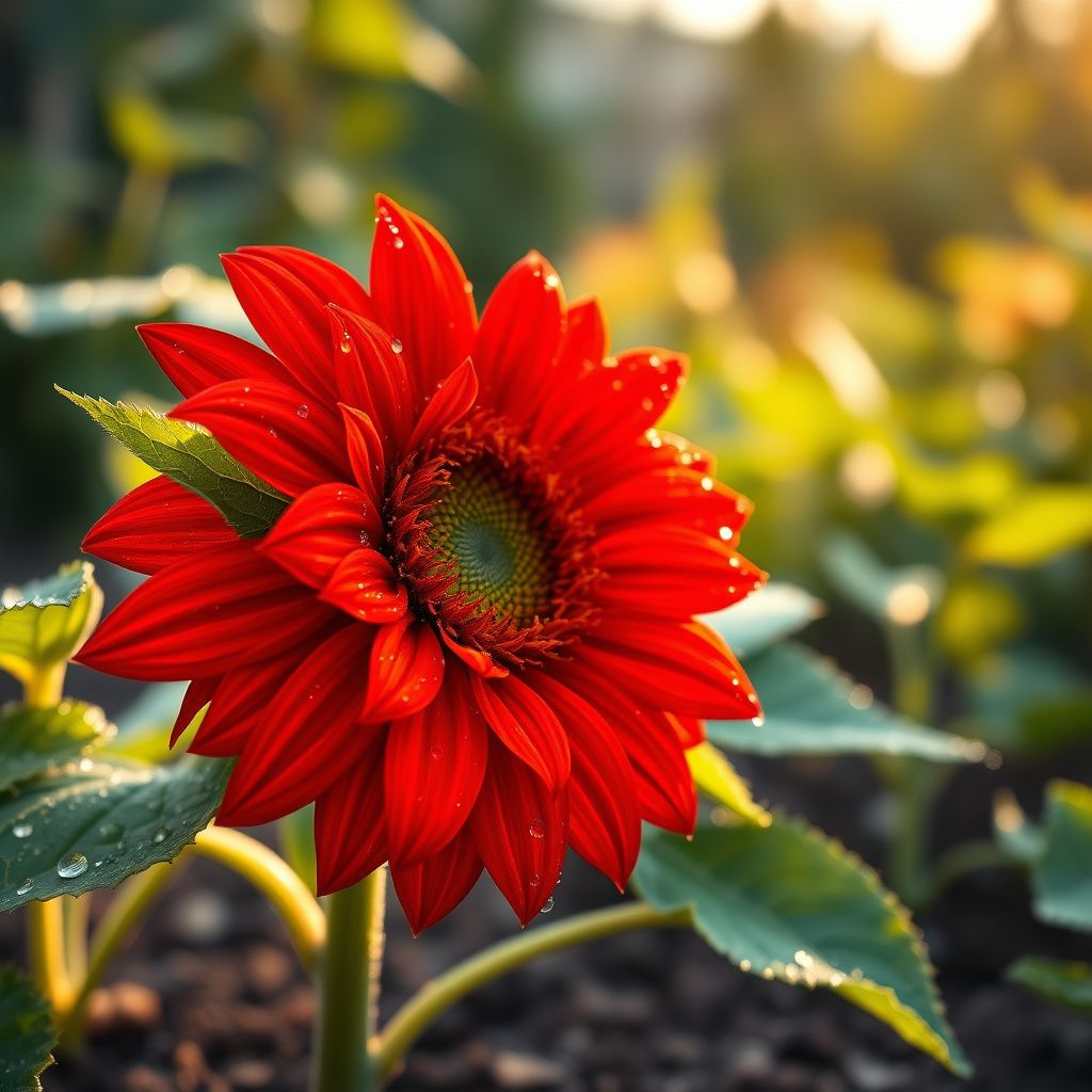 Red Mexican Sunflower Seeds for Bold Red Blooms