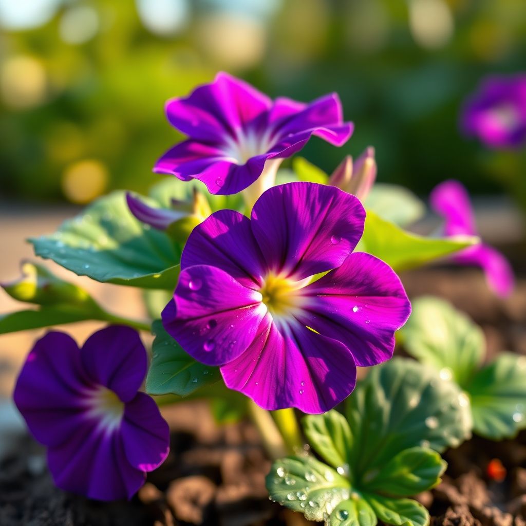 Purple Geranium Flower Seeds for Planting - Vibrant Garden Blooms