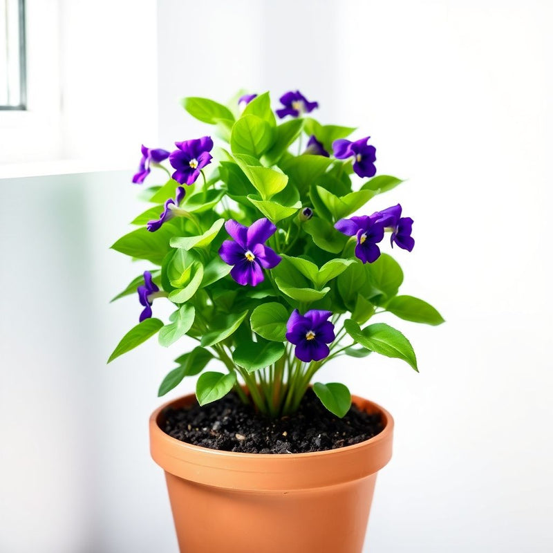 Viola Engel Blueberry Glow Seeds for Striking Violet Flowers
