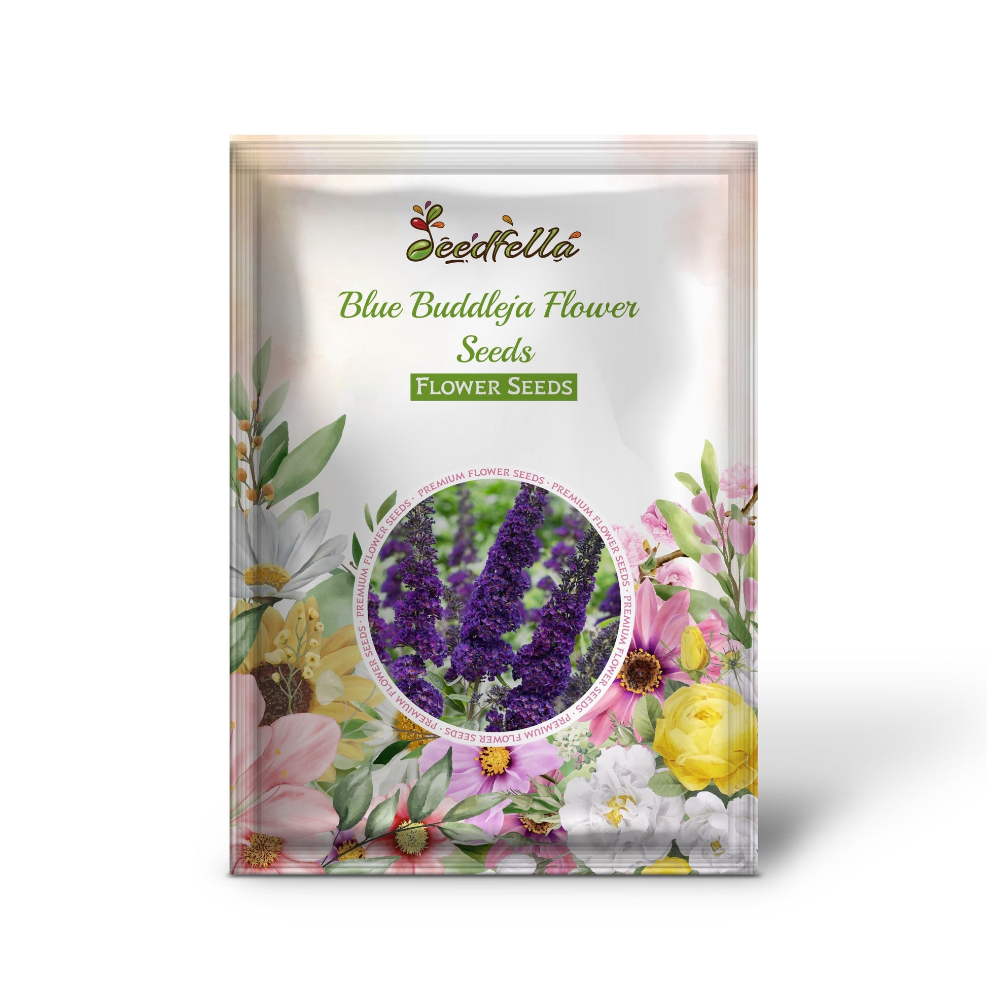 Non GMO Blue Buddleja seeds for home gardening