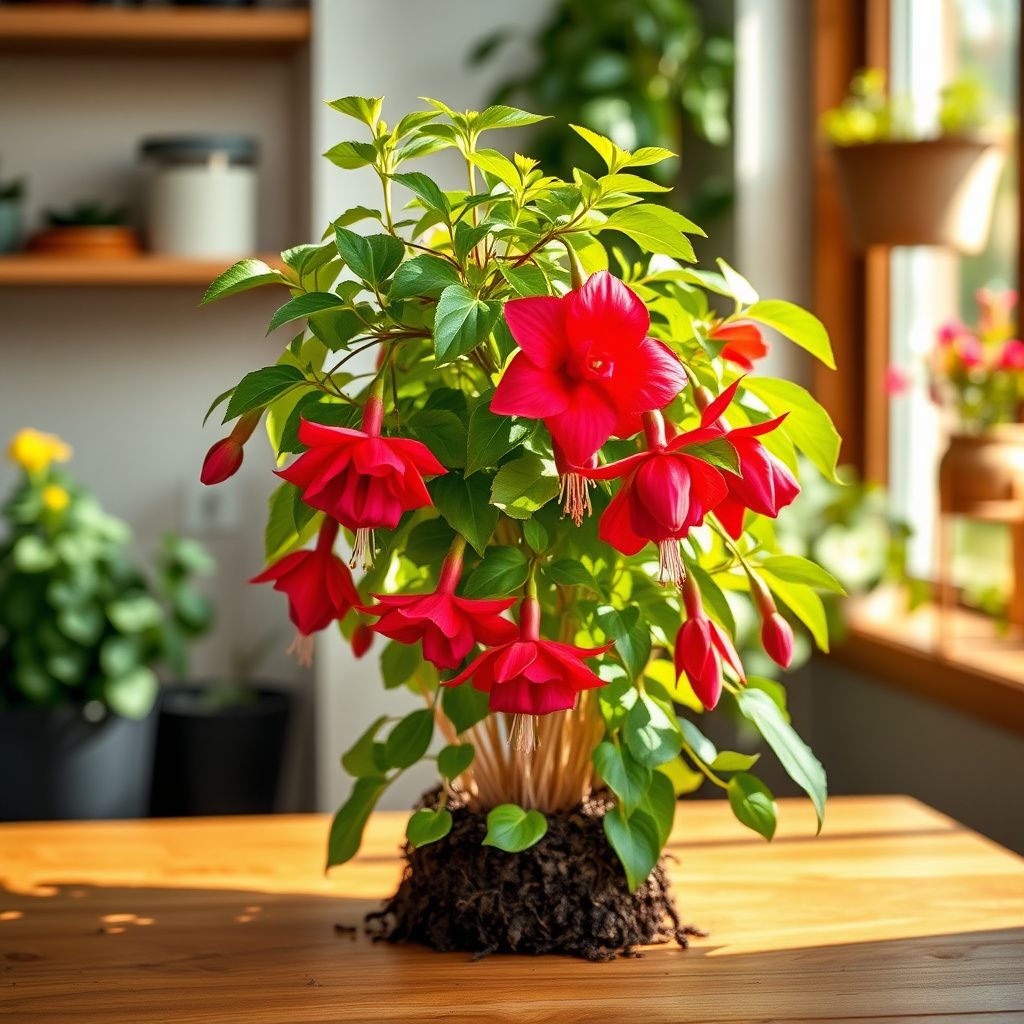 Fuchsia Flower Seeds for Planting - Vibrant Red Annuals for Your Garden