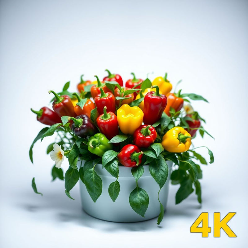 Ornamental Pepper Flower Seeds Mix, Planting