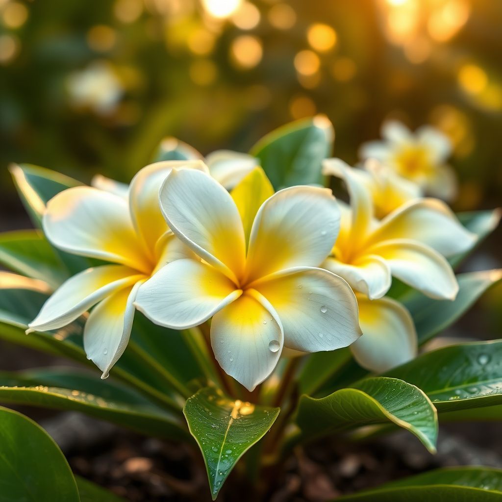 Yellow White Frangipani Flower seeds for Planting Premium Quality Heirloom & GMO Free Seeds for Home Garden 
 
 Sale