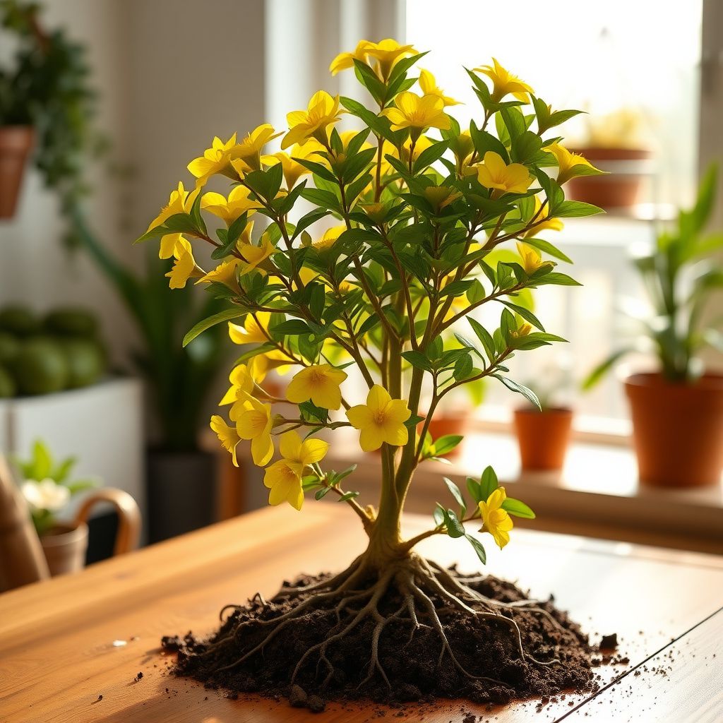 Yellow Simsii Bonsai Flower seeds for Planting Pollinator Friendly Heirloom & GMO Free Seeds for Home Garden