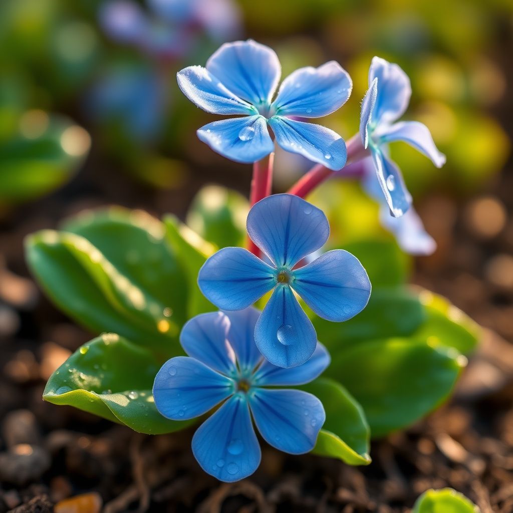 Sea Blue Myosotis Sylvatica Flower seeds for Planting - Seasonal Bloomer, Heirloom & GMO Free Seeds for Home Garden