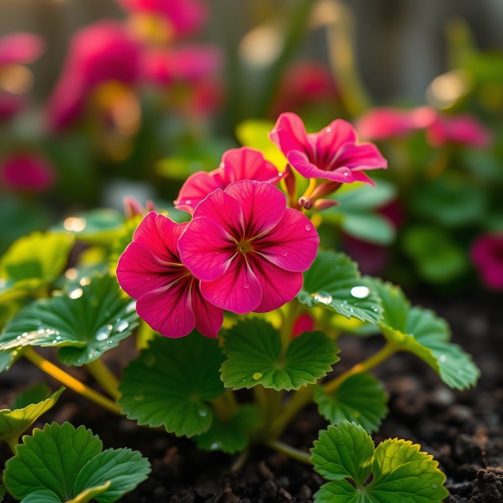 Geranium Mix Apple Blossom Seeds for Planting  Vibrant Annual Flowering Plants