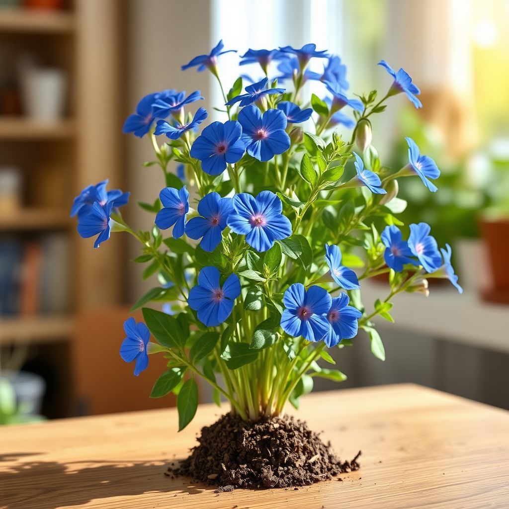 Blue Pimpernel Flower Seeds for Planting  Easy to Grow Annual Blooms