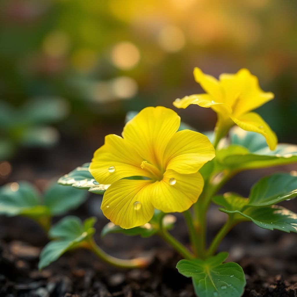 Yellow Mirabilis Flower Seeds Planting Bright