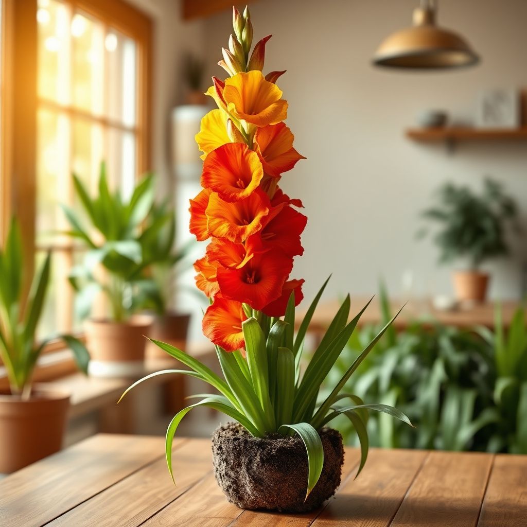 Yellow Red Gladiolus Flower Seeds Flower seeds for Planting Long Bloom Season Heirloom & GMO Free Seeds for Home Garden