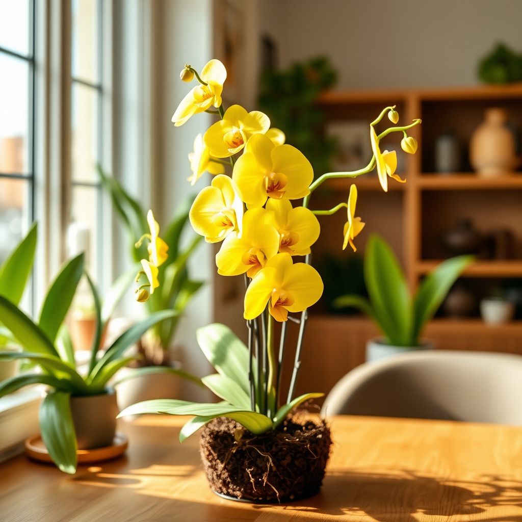 Yellow Phalaenopsis Orchid Flower seeds for Planting - Sun Loving, Heirloom & GMO Free Seeds for Home Garden