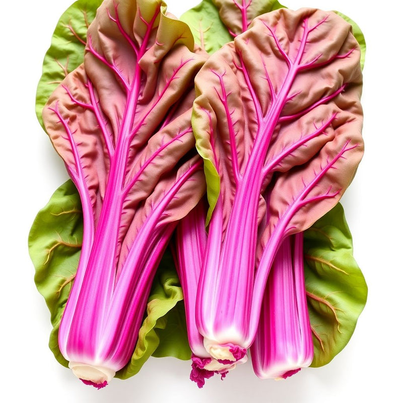 Pink Green Swiss Chard Vegetable Seeds for Garden Planting