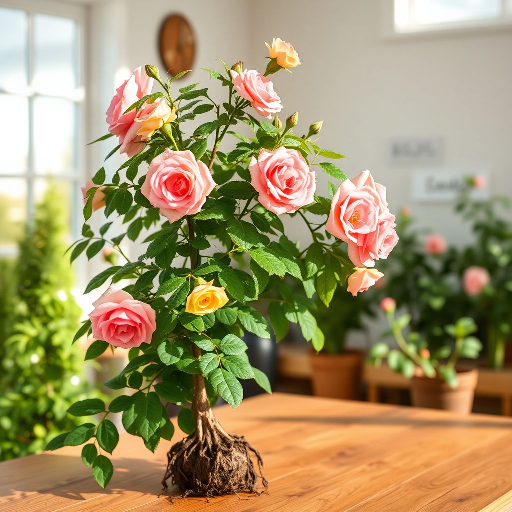Yellow Pink Climbing Rose for Planting Premium Quality Heirloom & GMO Free Seeds for Home Garden 
 
 Sale