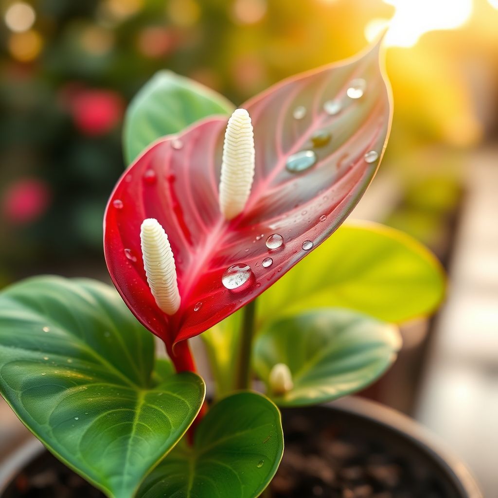 Anthurium Bonsai Flower seeds for Planting Colorful Display Heirloom & GMO Free Seeds for Home Garden