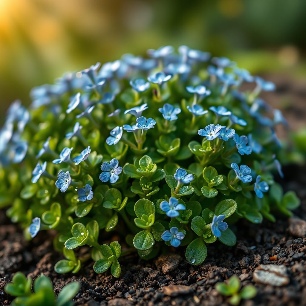 Blue Creeping Thyme Flower Seeds for Home Garden Ground Cover and Landscape Use