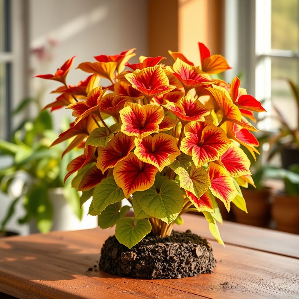 Yellow Red Coleus Flower seeds for Planting - Long Bloom Season, Heirloom & GMO Free Seeds for Home Garden