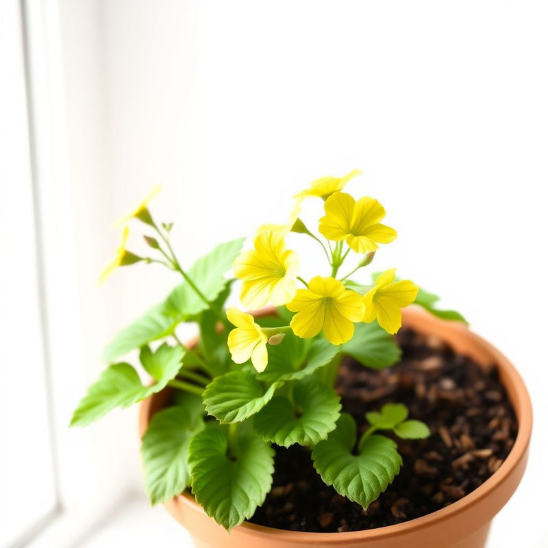 Univalve Geranium Light Yellow Flower Seeds for Planting  Annual Seeds for a Beautiful Garden