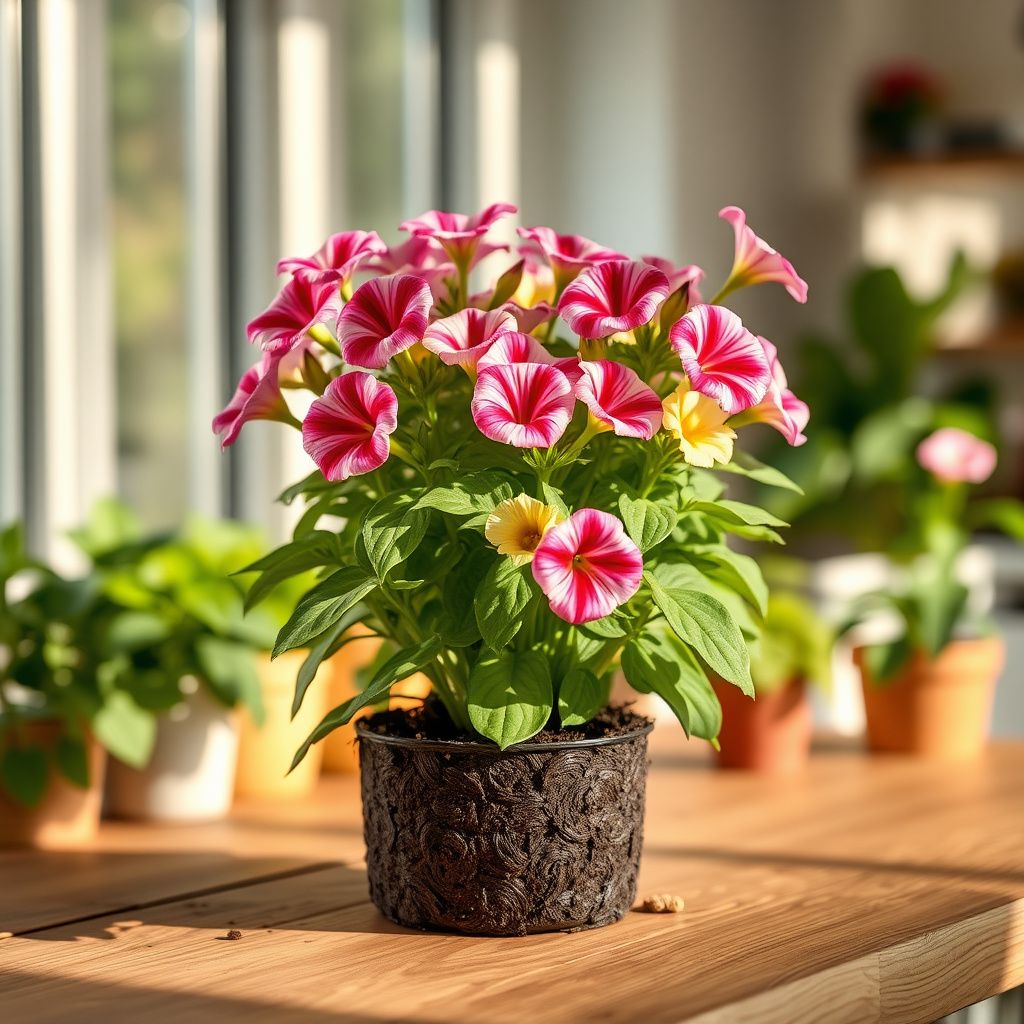 Pelleted Candypops Vein Mix Petunia Seeds