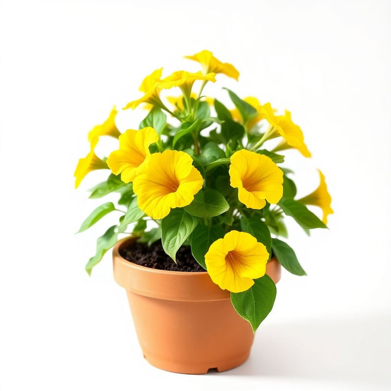 Yellow Petunia Flower seeds for Planting - Perfect for Borders, Heirloom & GMO Free Seeds for Home Garden