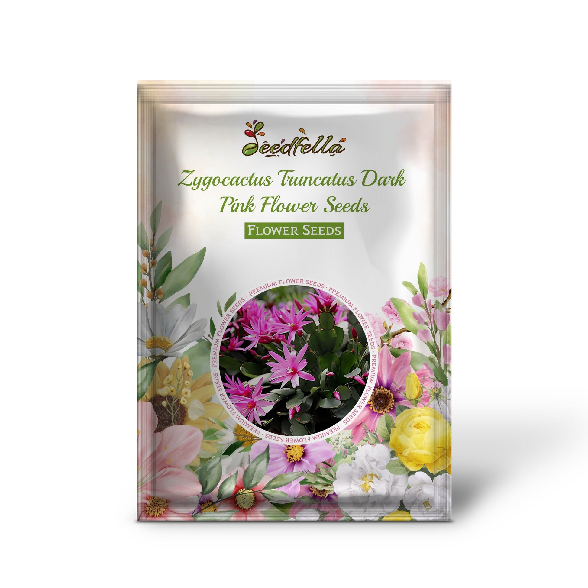 Dark Pink Zygocactus Seeds For Planting