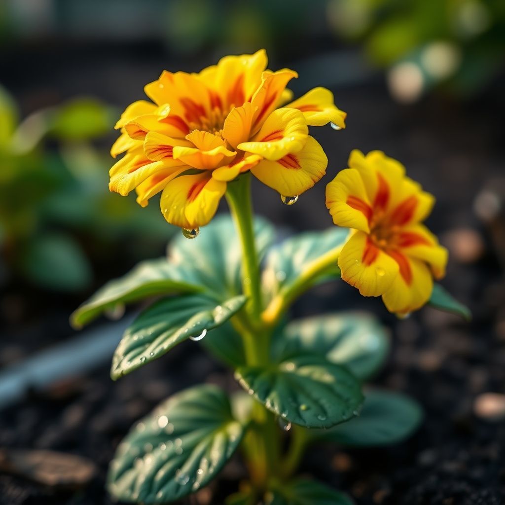 Yellow Red Calceolaria Flower seeds for Planting - Colorful Display, Heirloom & GMO Free Seeds for Home Garden