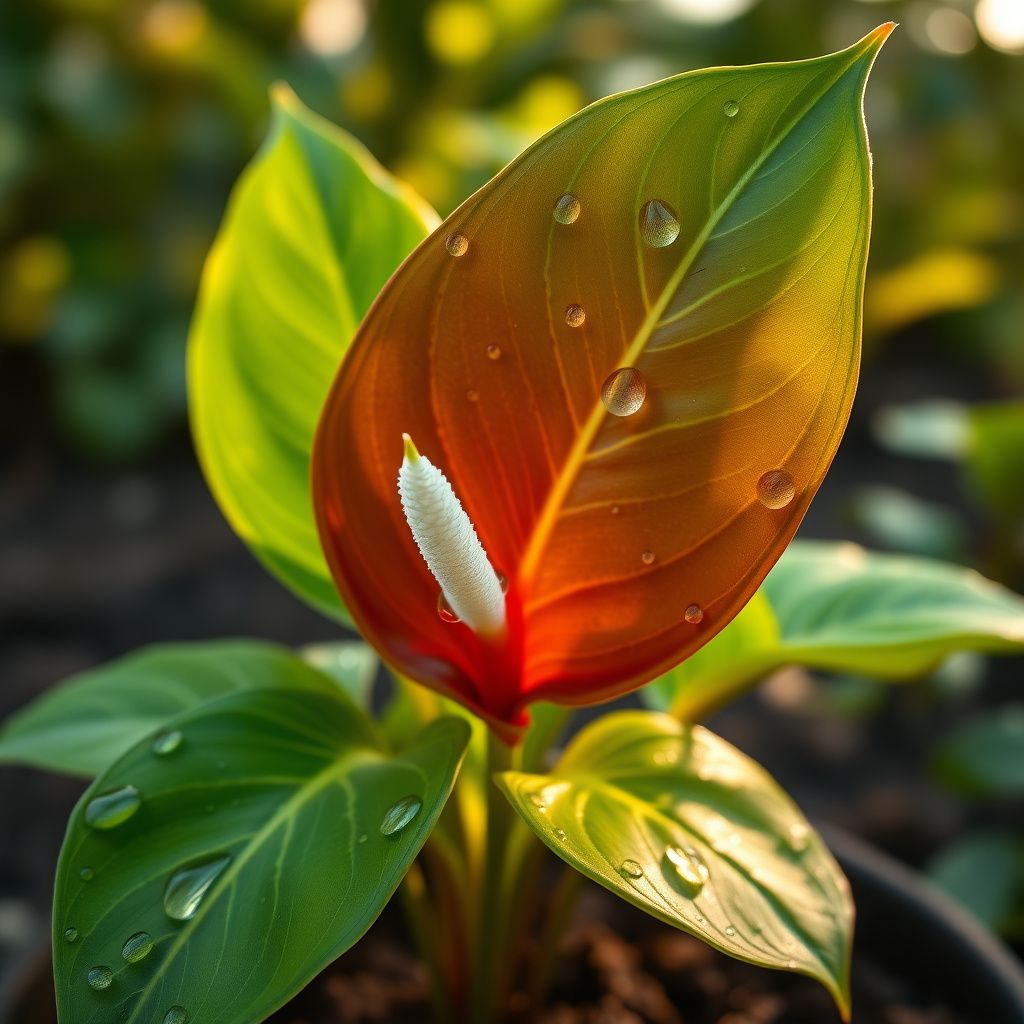 Anthurium Andraeanum Seeds, Heirloom Non-GMO Flower Seeds for Planting