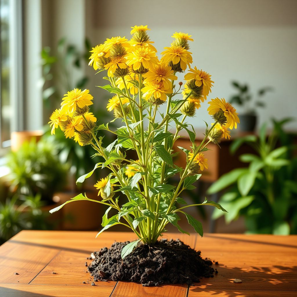 Yellow Rattle Flower Seeds for Planting