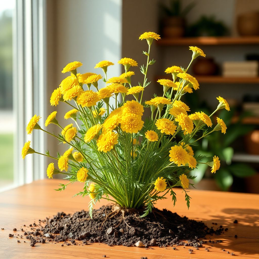 Yellow Yarrow Flower seeds for Planting - Seasonal Bloomer, Heirloom & GMO Free Seeds for Home Garden