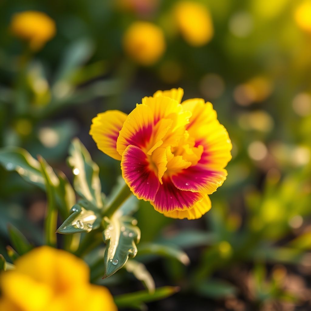 Yellow Purple Carnation Flower Seeds Flower seeds for Planting - Long Bloom Season, Heirloom & GMO Free Seeds for Home Garden