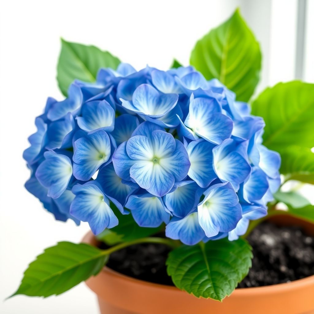 Blue White Hydrangea Flower seeds for Planting - Shade Tolerant, Heirloom & GMO Free Seeds for Home Garden