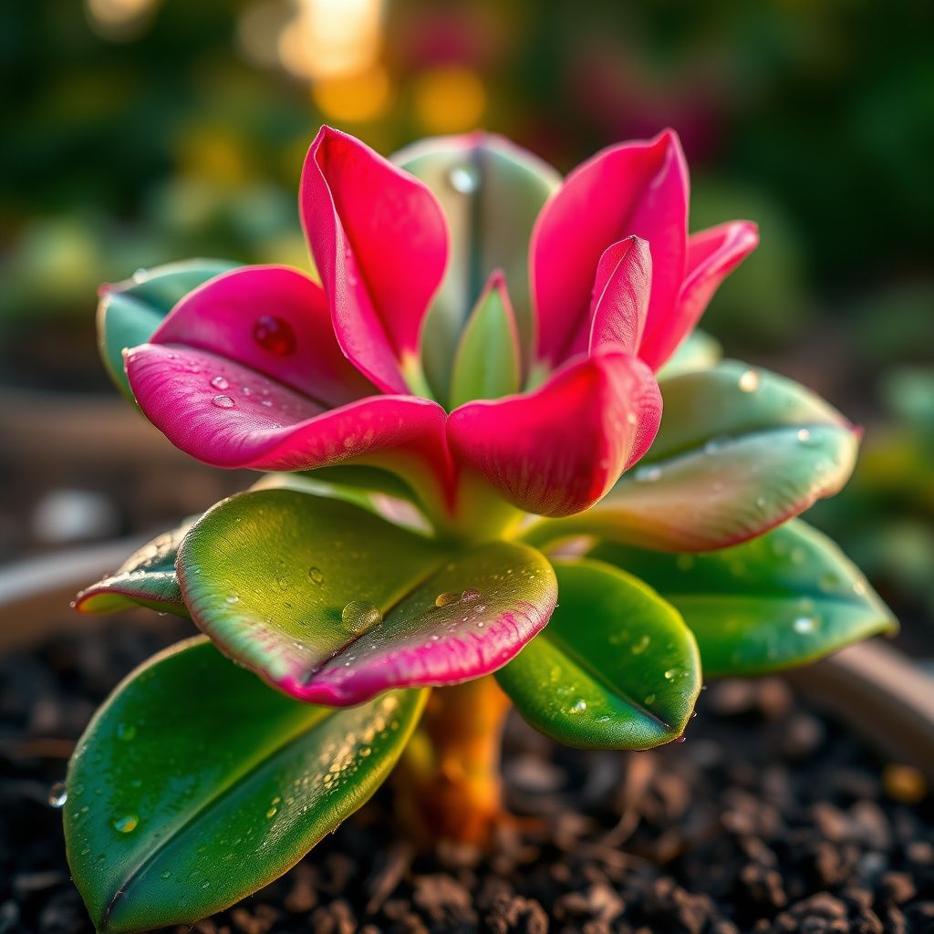 Desert Rose Seeds Adenium Obesum, Heirloom Non-GMO Succulent Flower Seeds for Planting