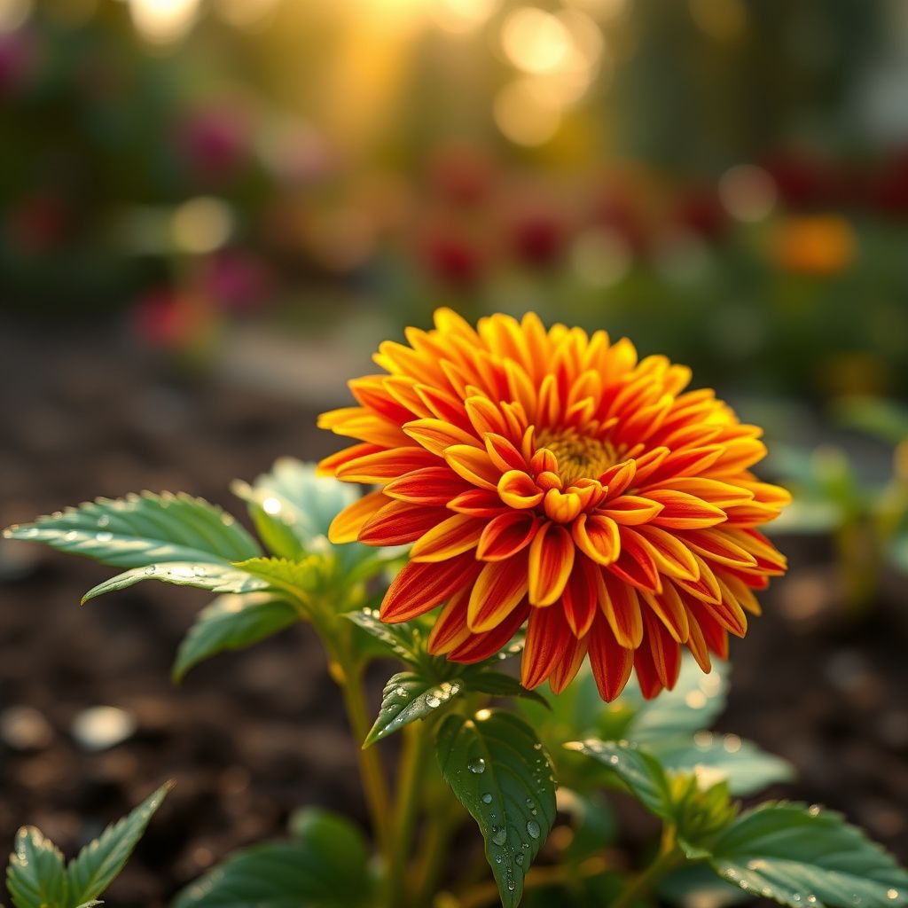 Yellow Red Chrysanthemum Flower Seeds for Planting