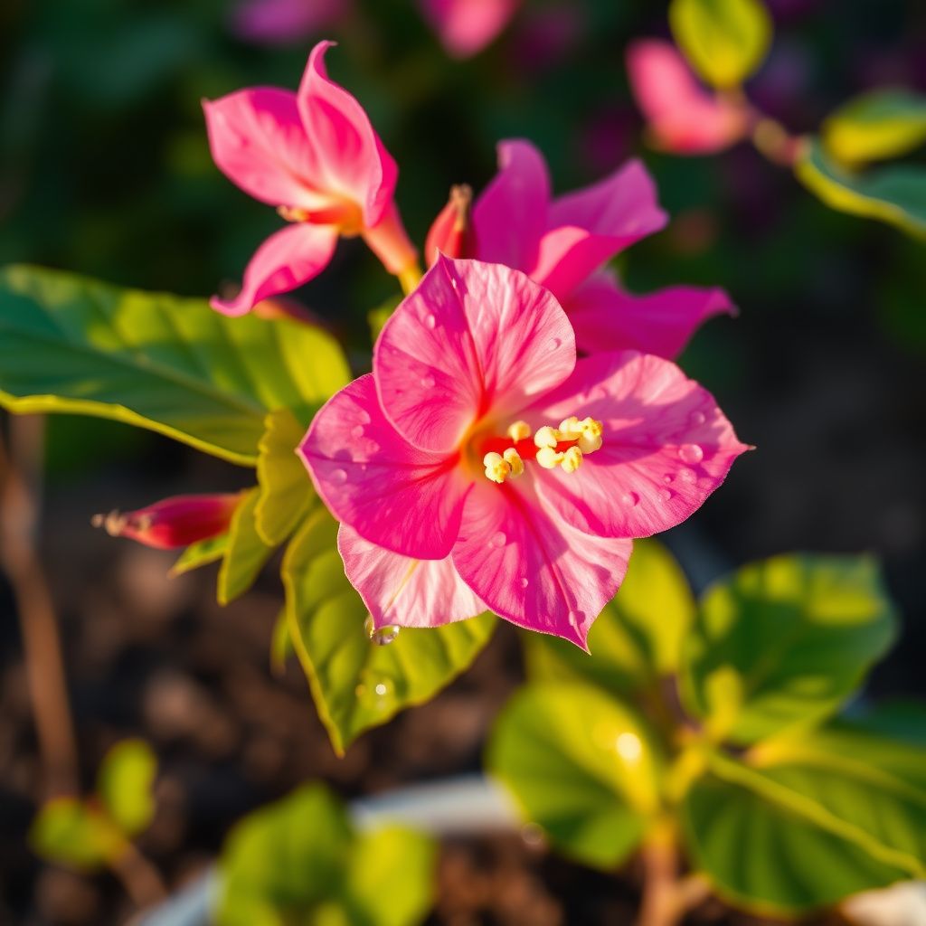 Bougainvillea Flower Seeds - Pink & White for Vibrant Planting