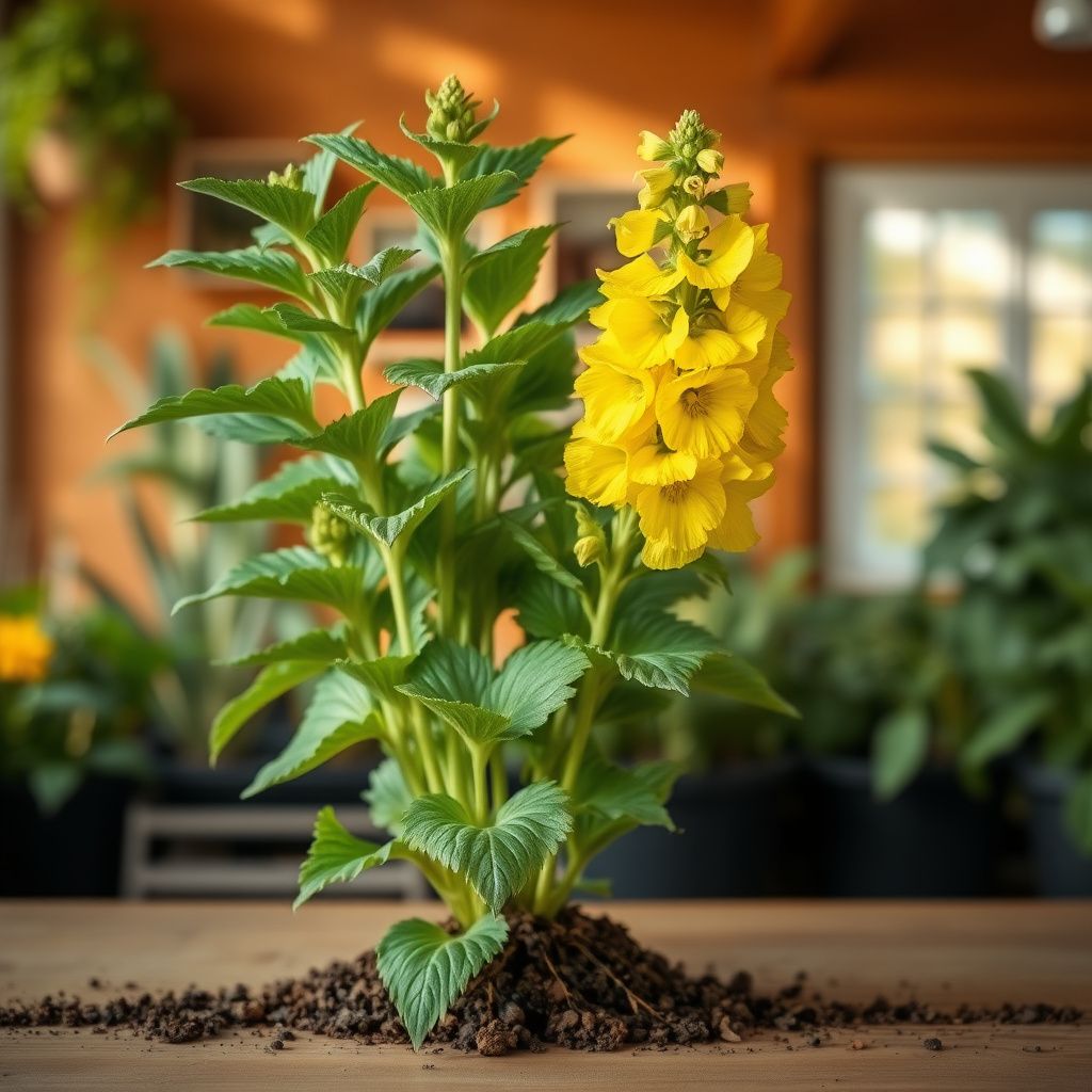 Yellow Mullein Flower seeds for Planting - Cut Flower Favorite, Heirloom & GMO Free Seeds for Home Garden