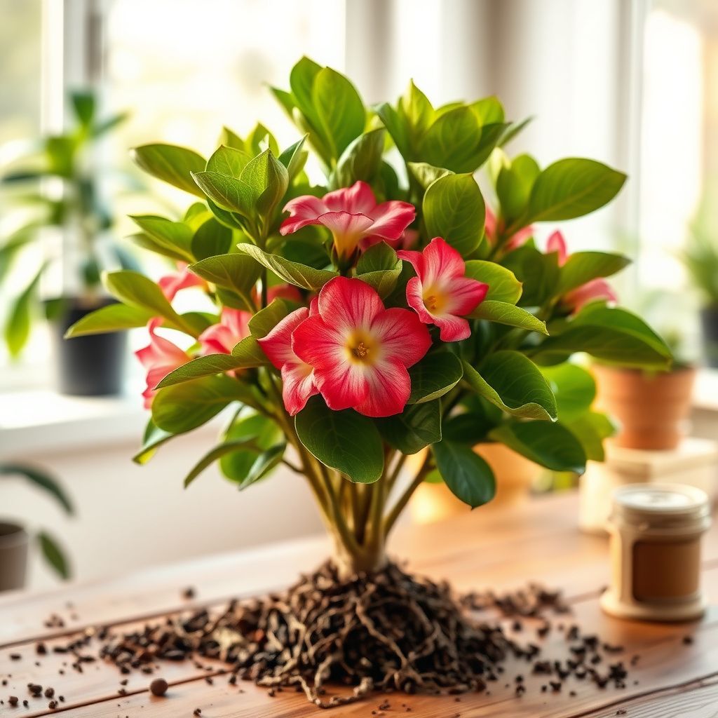 Adenium Obesum Rose Flower seeds for Planting Fragrant Blossoms Heirloom & GMO Free Seeds for Home Garden 
 
 Sale