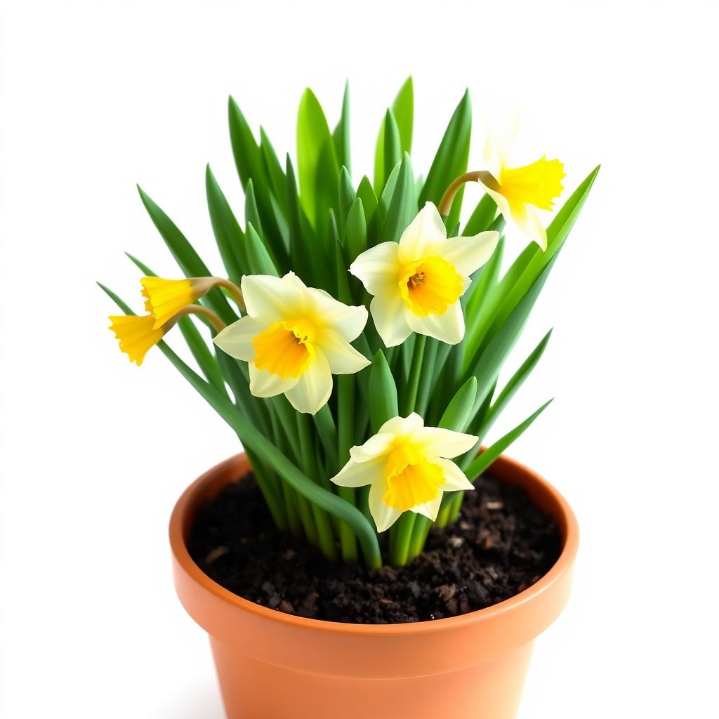 Daffodil Flower Seeds for Planting  Vibrant White and Yellow Blooms
