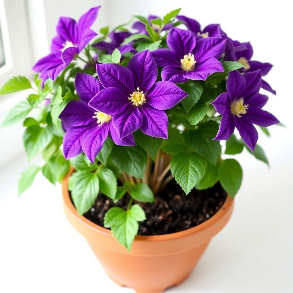 Clematis Purple Flower Seeds for Planting flower bed garden