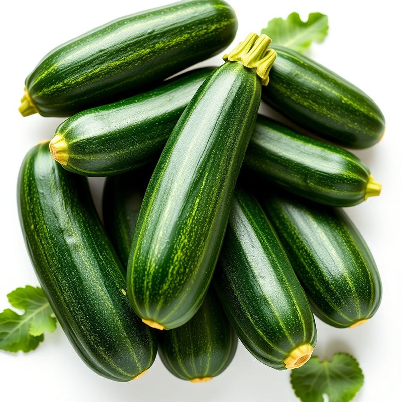 Dark Green Zucchini Summer Squash Seeds for Reliable Garden Yields