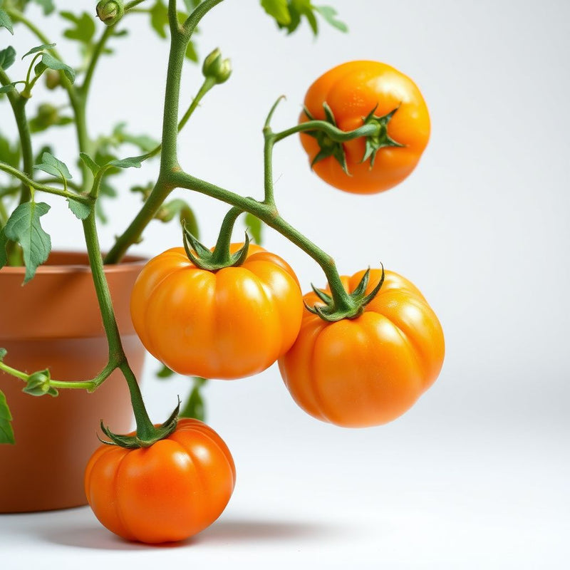 Cream Orange Tomato Vegetable Seeds for Planting