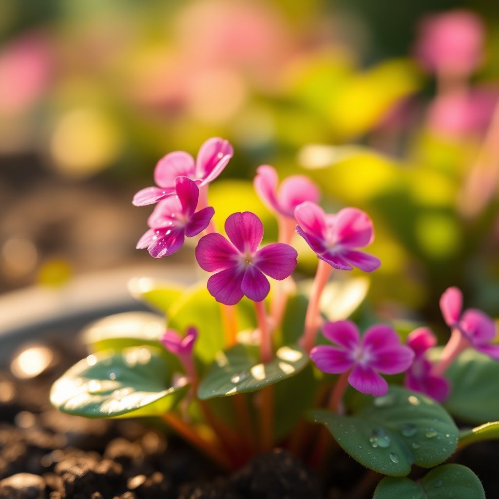 Pink Carpet Oxalis Seeds for Planting - Vibrant Perennial Flowers for Your Garden