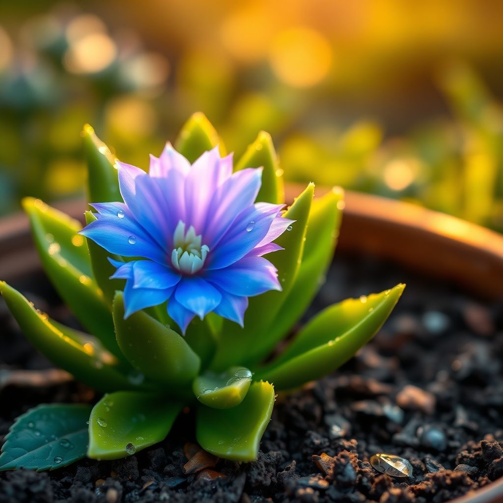 Zygocactus Truncatus Blue Flower Seeds for Vibrant Garden Planting