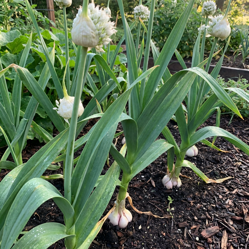 Elephant Garlic White Bulb Seeds for Home Garden and Culinary Growing