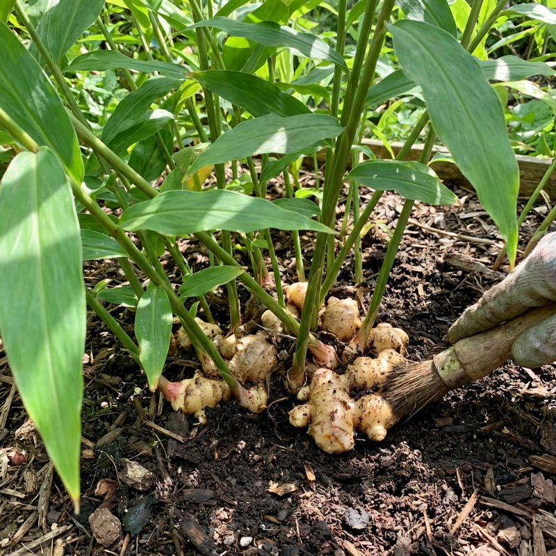 Ginger Root Rhizomes for Home Garden Growing and Traditional Cultivation