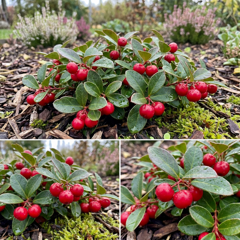 Heirloom Red Wintergreen Fruit Seeds for Hardy Berry Producing Garden Plants