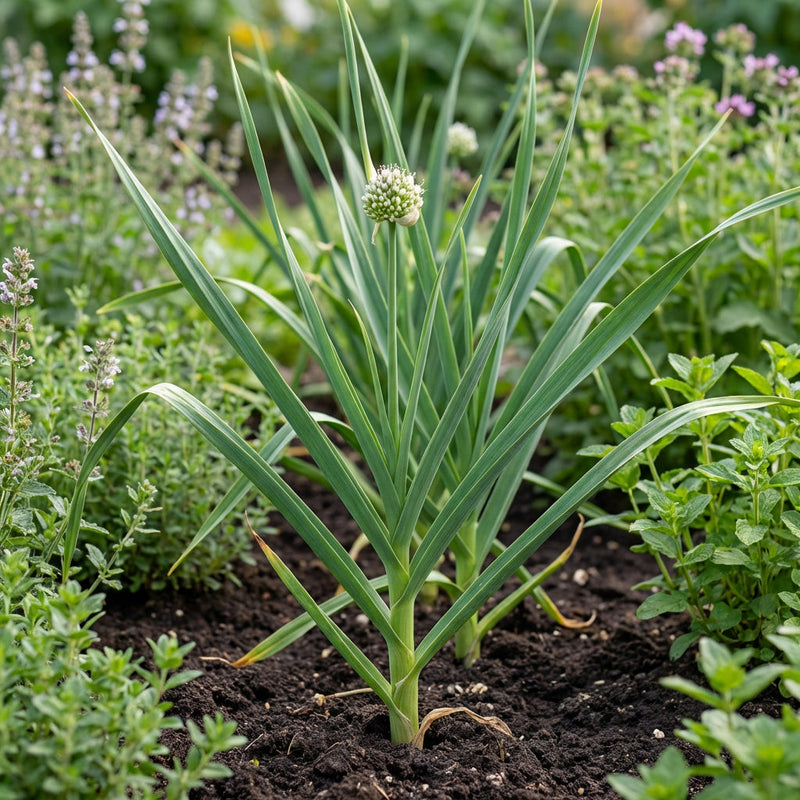 Allium sativum Garlic Plant Variety for Home Garden and Kitchen Gardens