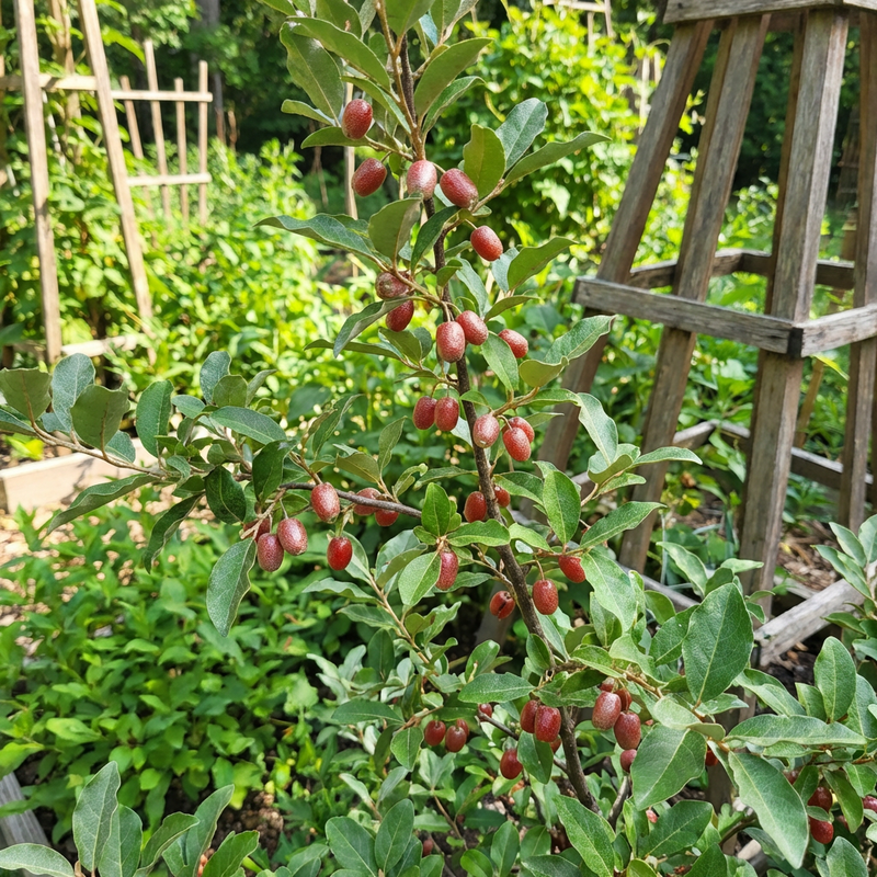 Goumi Berry Fruit Seeds (Elaeagnus multiflora) for Home Garden and Berry Collection