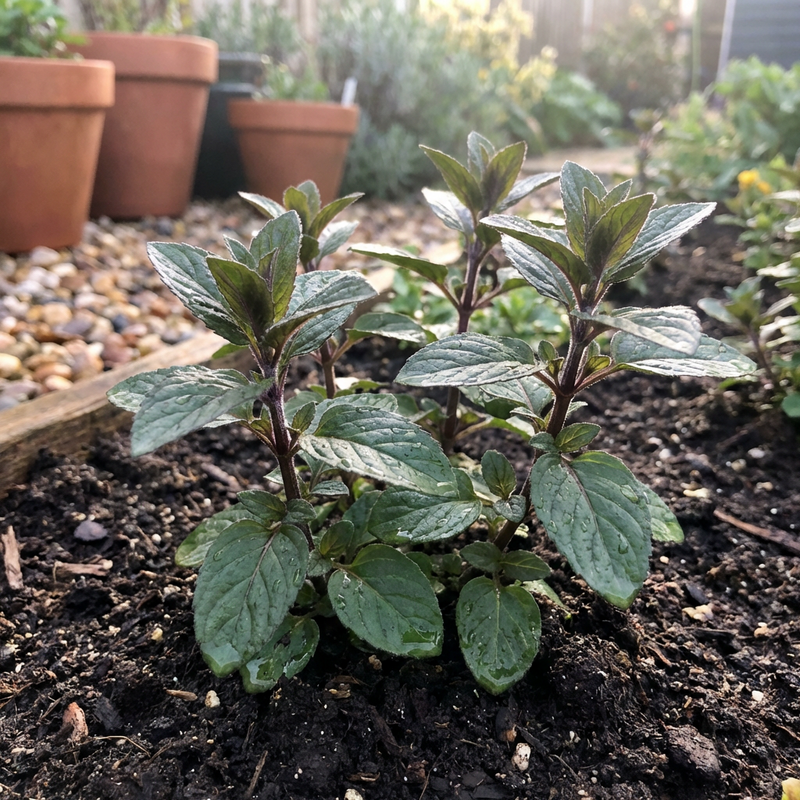 Chocolate Mint Herb Seeds for Home Garden Growing with Rich Aroma