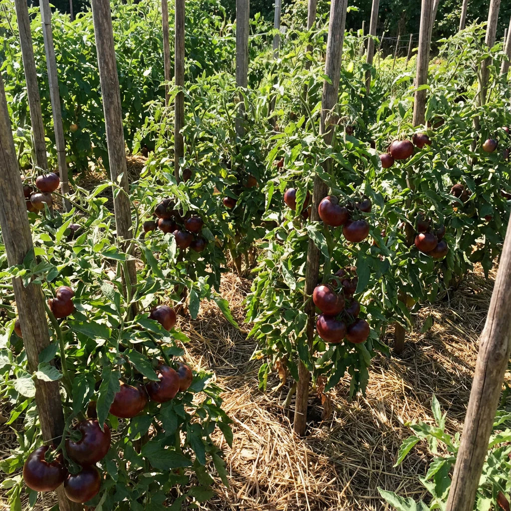 Maroon Tomato Planting Seeds for Home Gardens