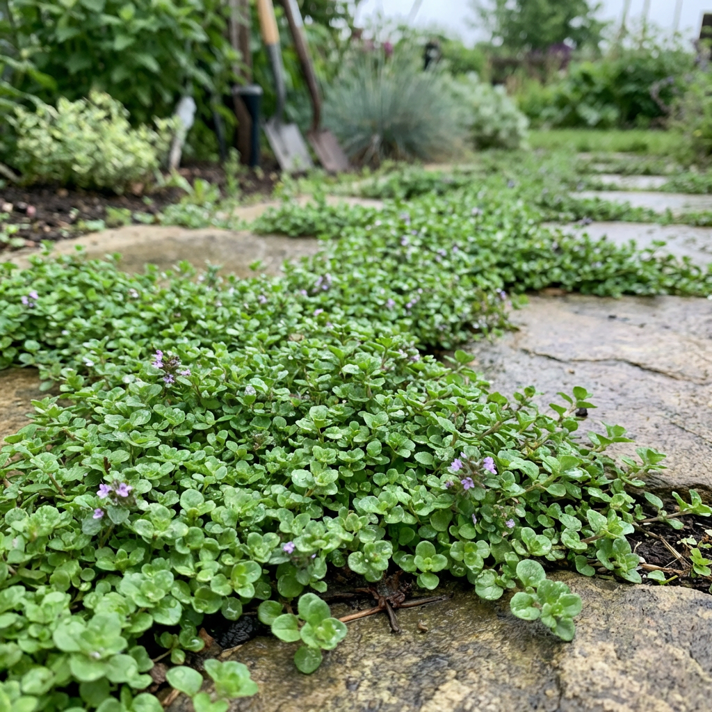 Mentha requienii Corsican Mini Mint for Containers, Ground Cover and Small Herb Gardens